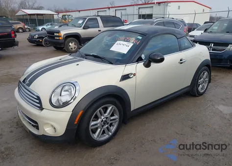 2015 Mini Coupe Cooper z USA, uszkodzony, nr VIN WMWSX1C56FT508107